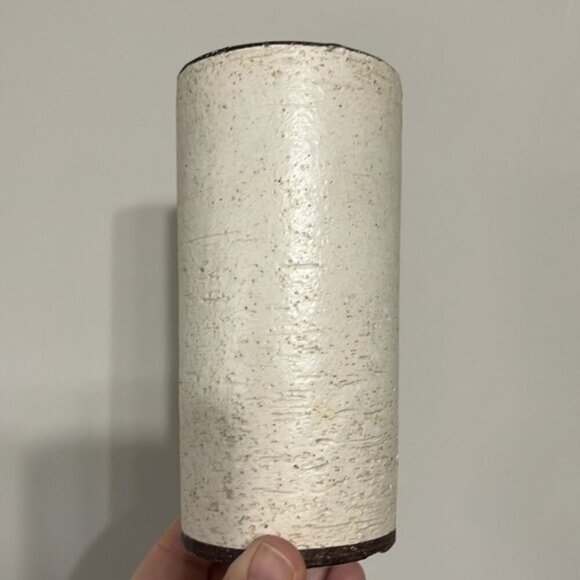 MCM Bitossi Rosenthal Netter Textured Italian Pottery 6" Vase Wildflower Design - Picture 2 of 6